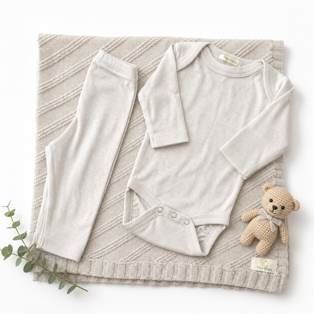 MeriBoo – комплект комфорт от сертифицирано мерино “Mini Cozy”