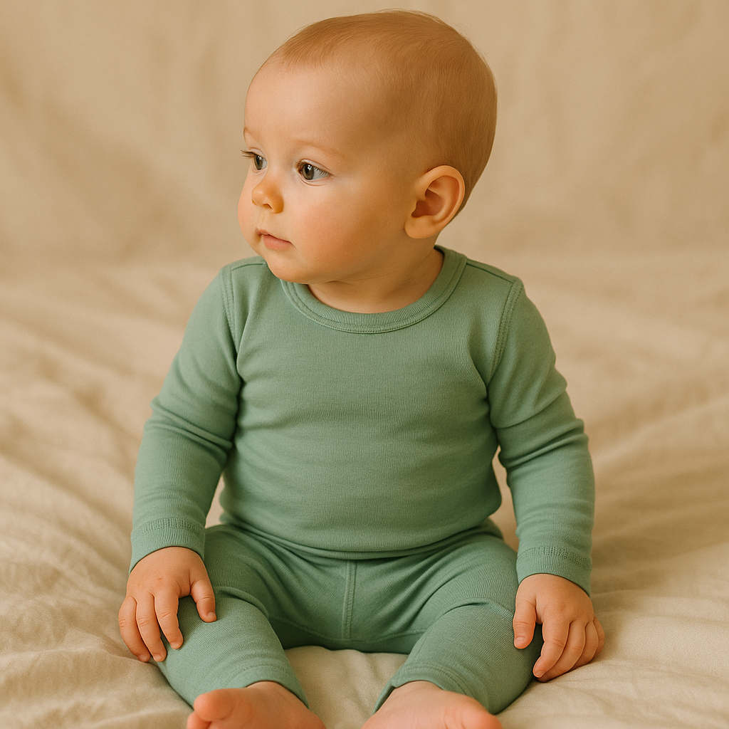 Long-sleeved blouse made of 100% organic merino wool