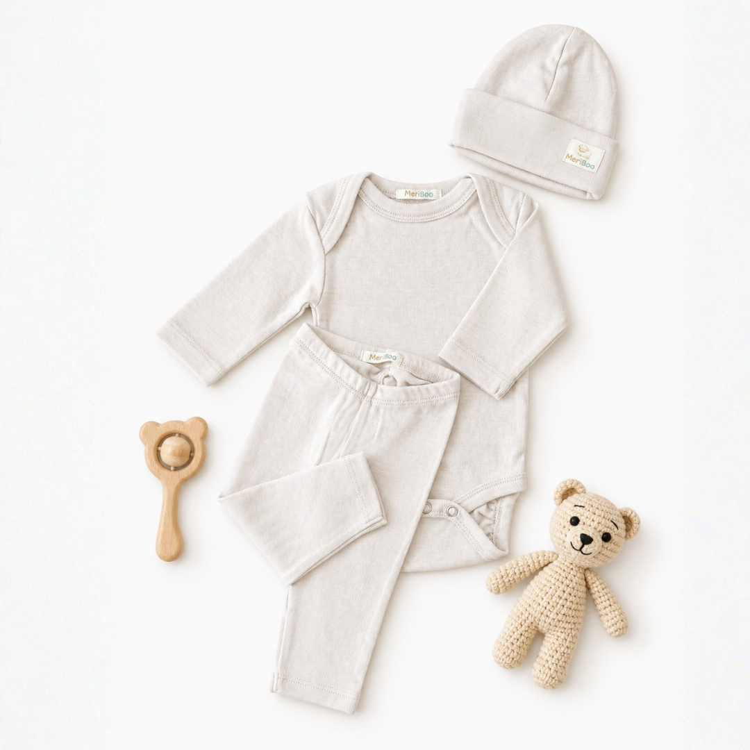 MeriBoo - starter kit of 100% certified fine merino "Mini Essentials"