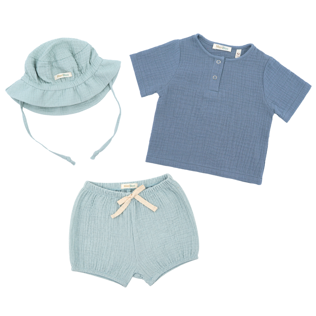 Set "Summer Comfort" din 100% muselină organică