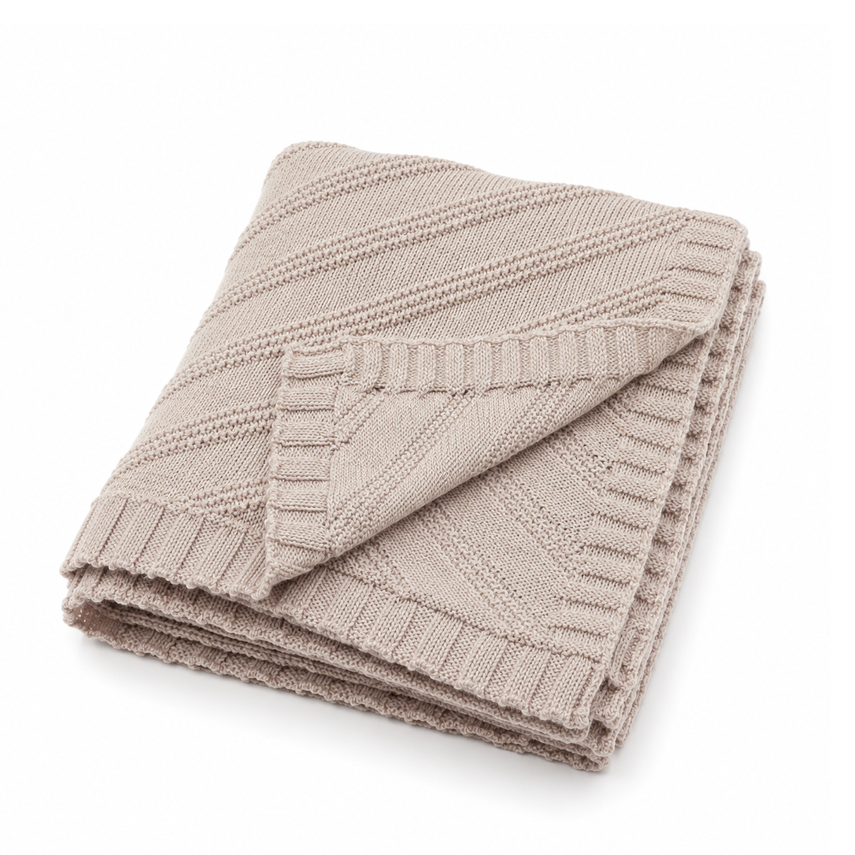 Păturică luxoasă pentru bebeluși din 100% lână merino certificată