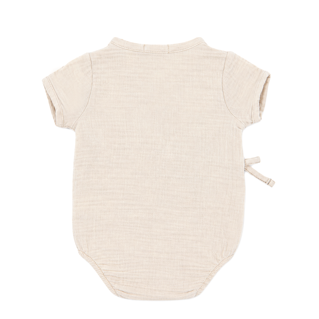 Soft Breeze Wrap-Style Bodysuit made of 100% Organic Muslin