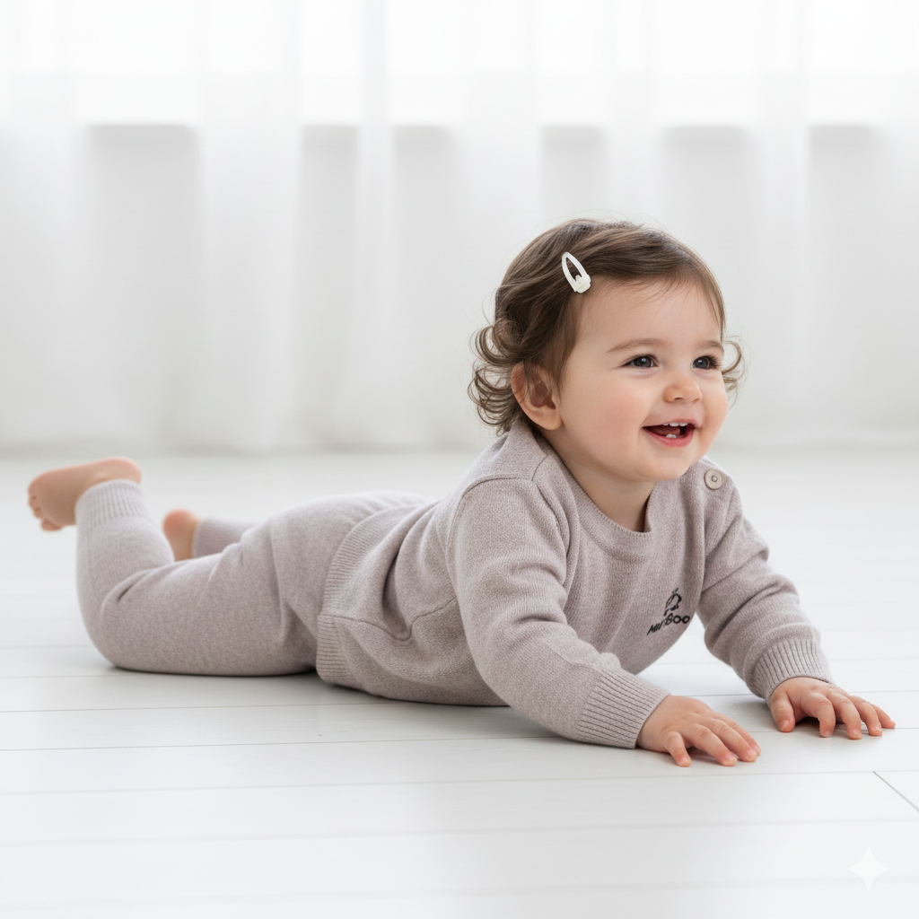 Bluză tricotată din lână merinos 100% organică