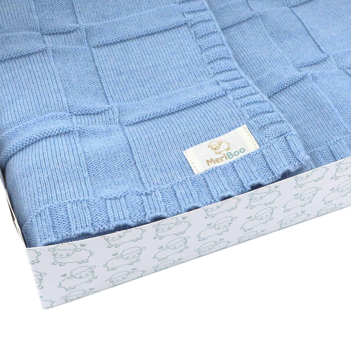 Луксозно одеялце от 100% сертифицирана мериносова вълна