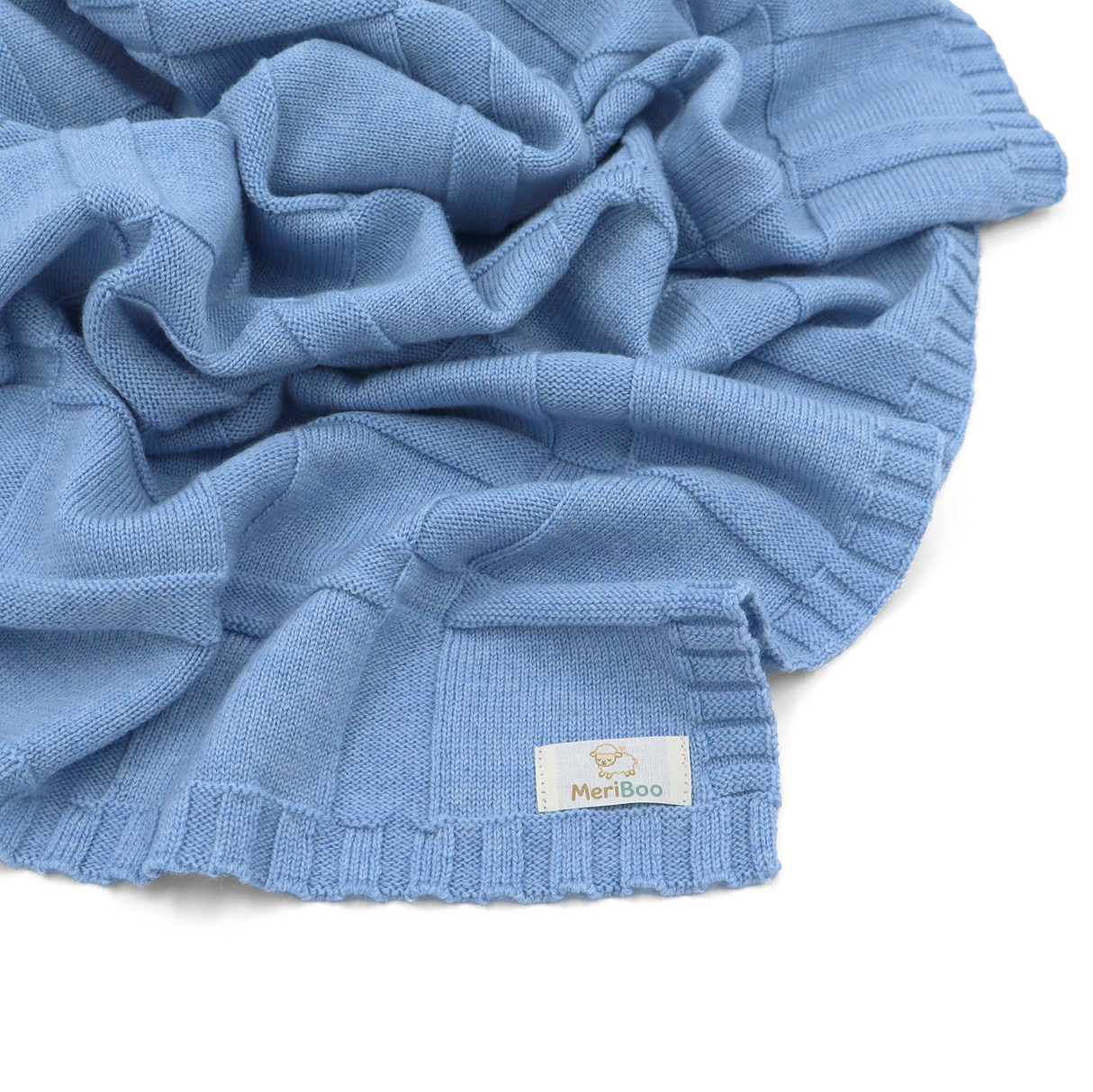 Луксозно одеялце от 100% сертифицирана мериносова вълна