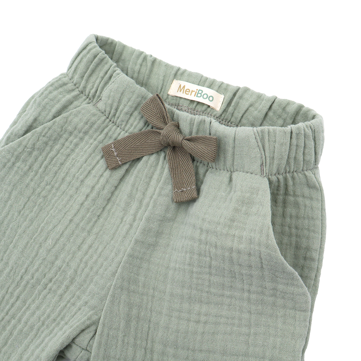 Pantaloni scurți „Soft Breeze” din 100% muselină organică