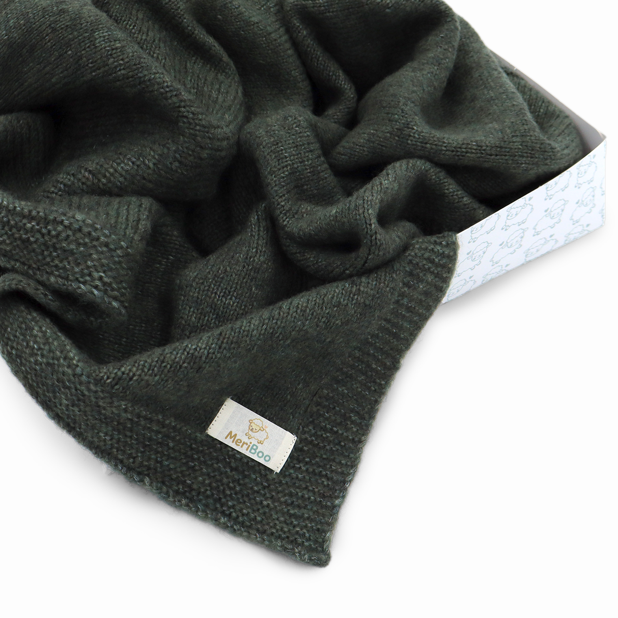 Warm and soft Merino wool blanket MeriBoo
