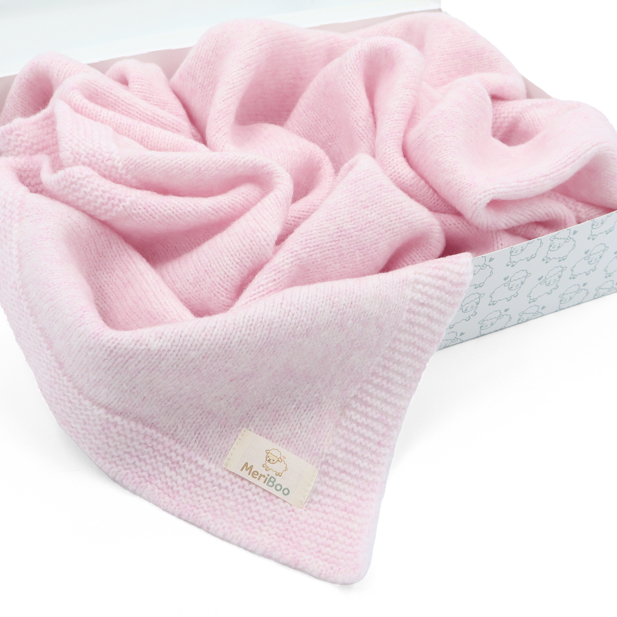 Warm and soft Merino wool blanket MeriBoo