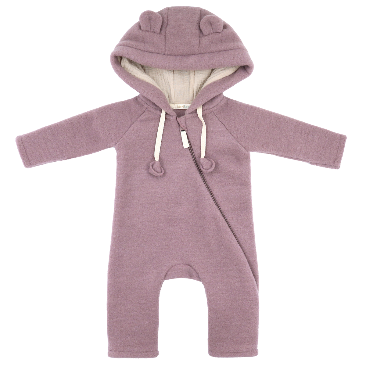 MeriBoo – Premium "Teddy Bear" Merino Wool Bunting Suit