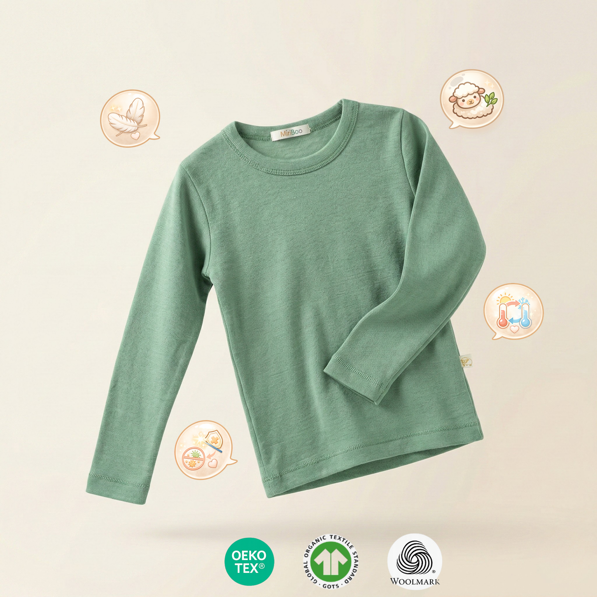 MeriBoo – комплект от 100% сертифицирано фино мерино “Mini Active”