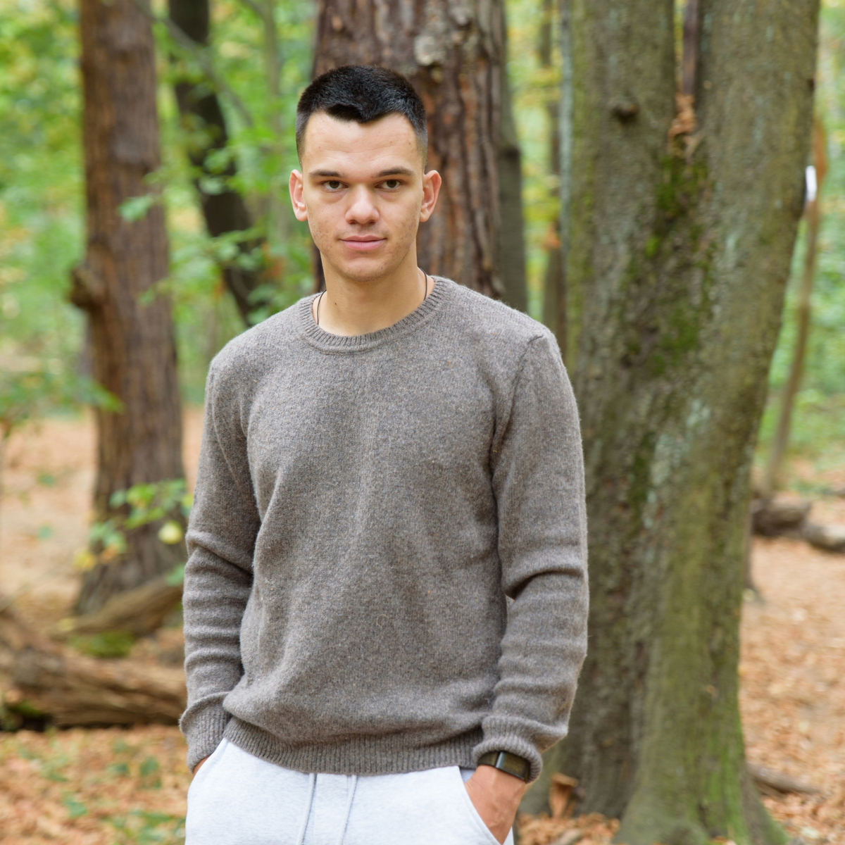 Pulover unisex din lână merinos