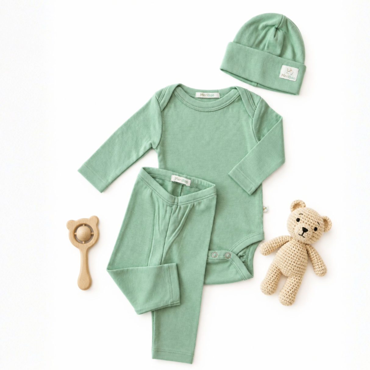 MeriBoo - starter kit of 100% certified fine merino "Mini Essentials"