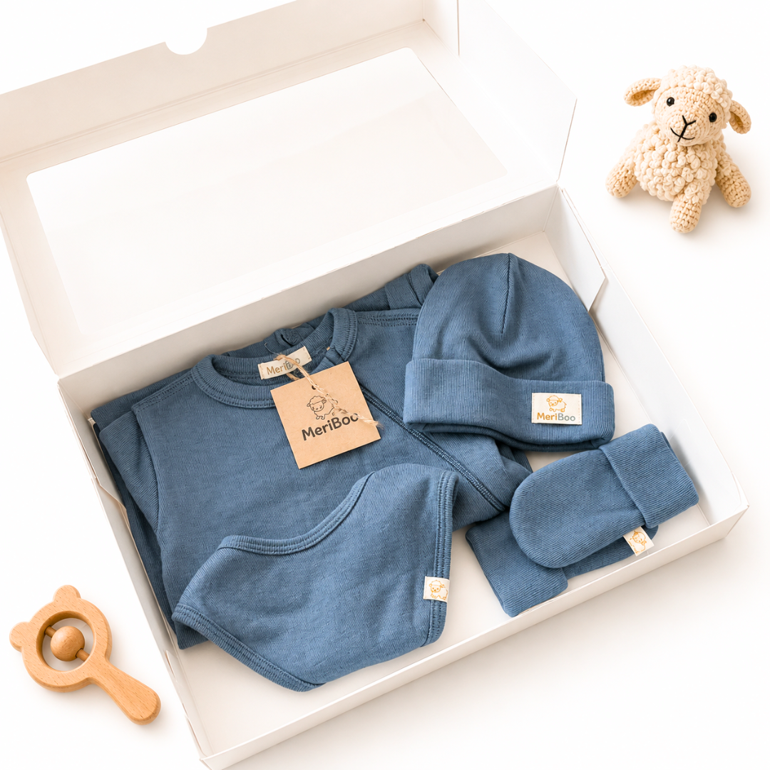 Certified Fine Merino "Newborn Essentials" newborn set