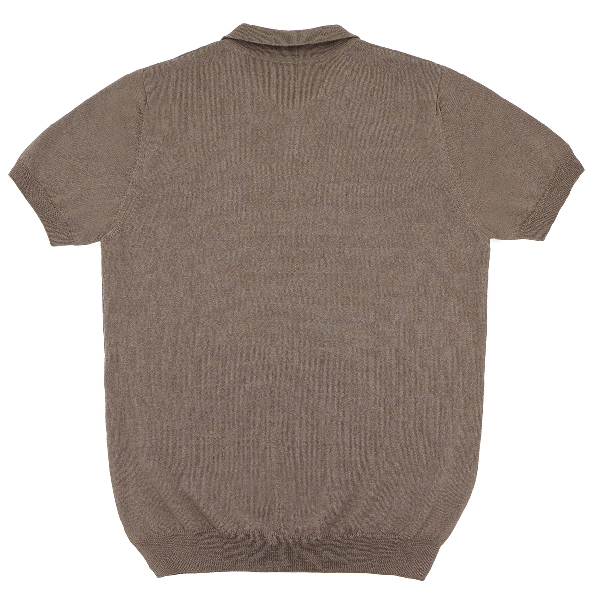 Bluză tricotată cu guler din lână merinos 100% organică pentru adulți