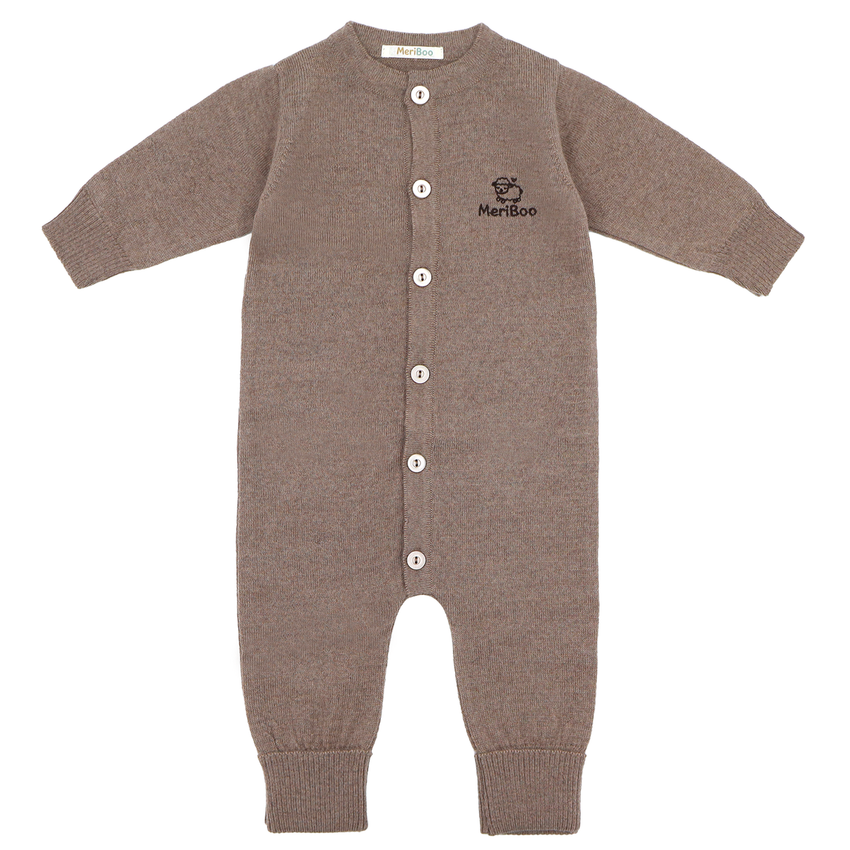 Salopă tricotată din lână merinos 100% organică