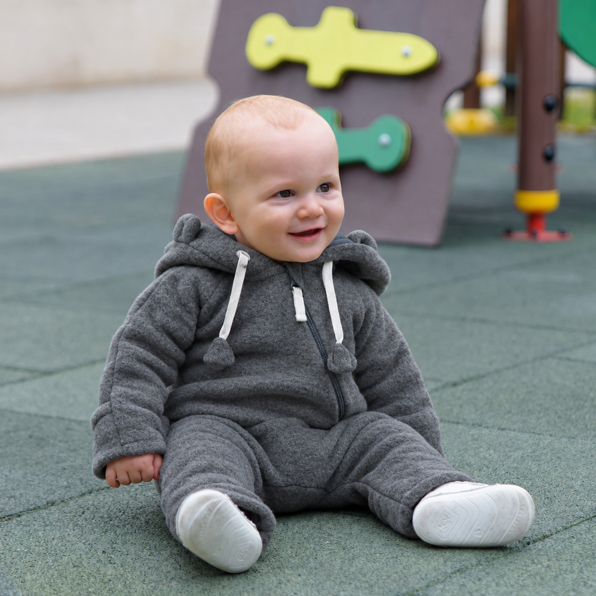 MeriBoo – Premium "Teddy Bear" Merino Wool Bunting Suit