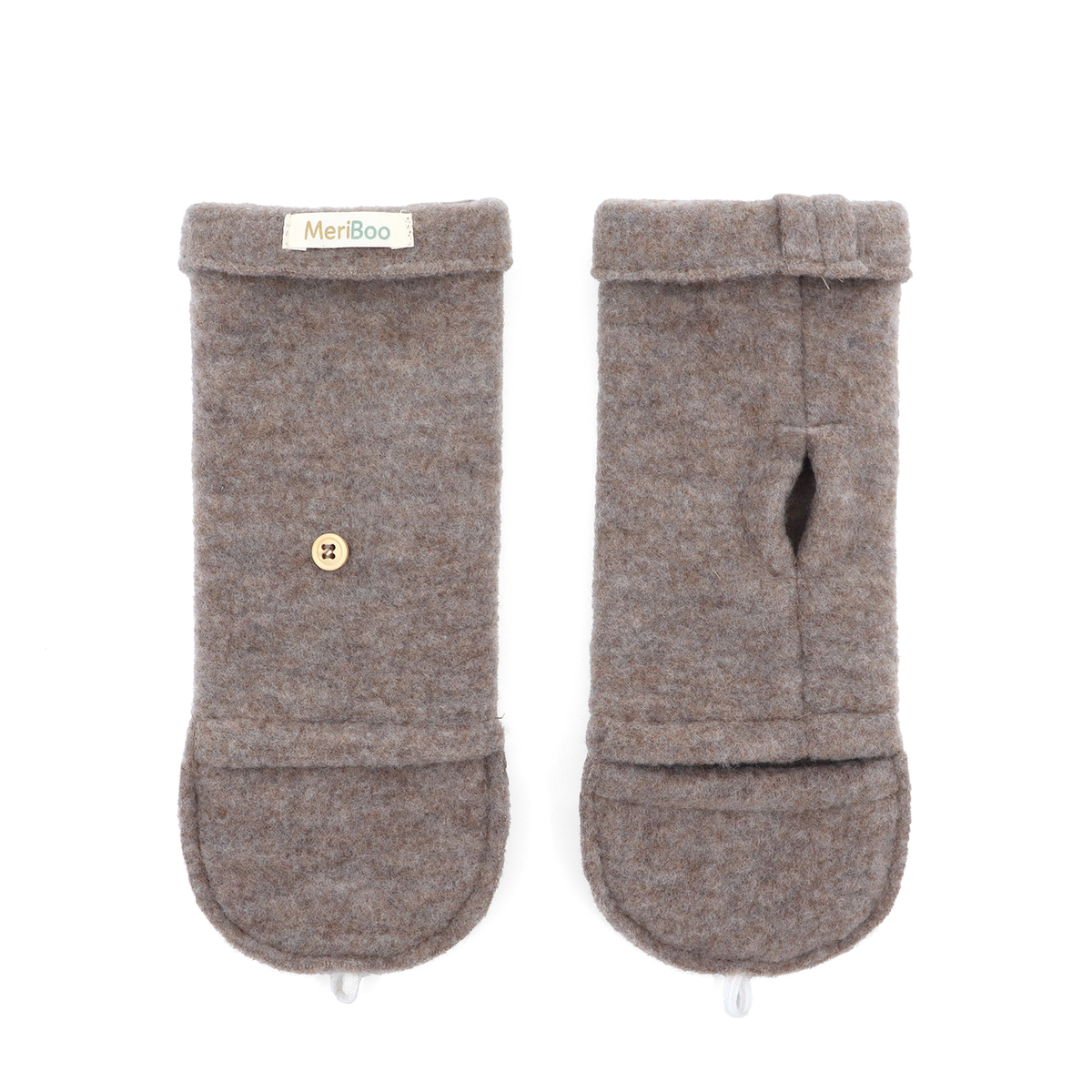 MeriBoo – Mănuși „Teddy Bear“ din lână merinos