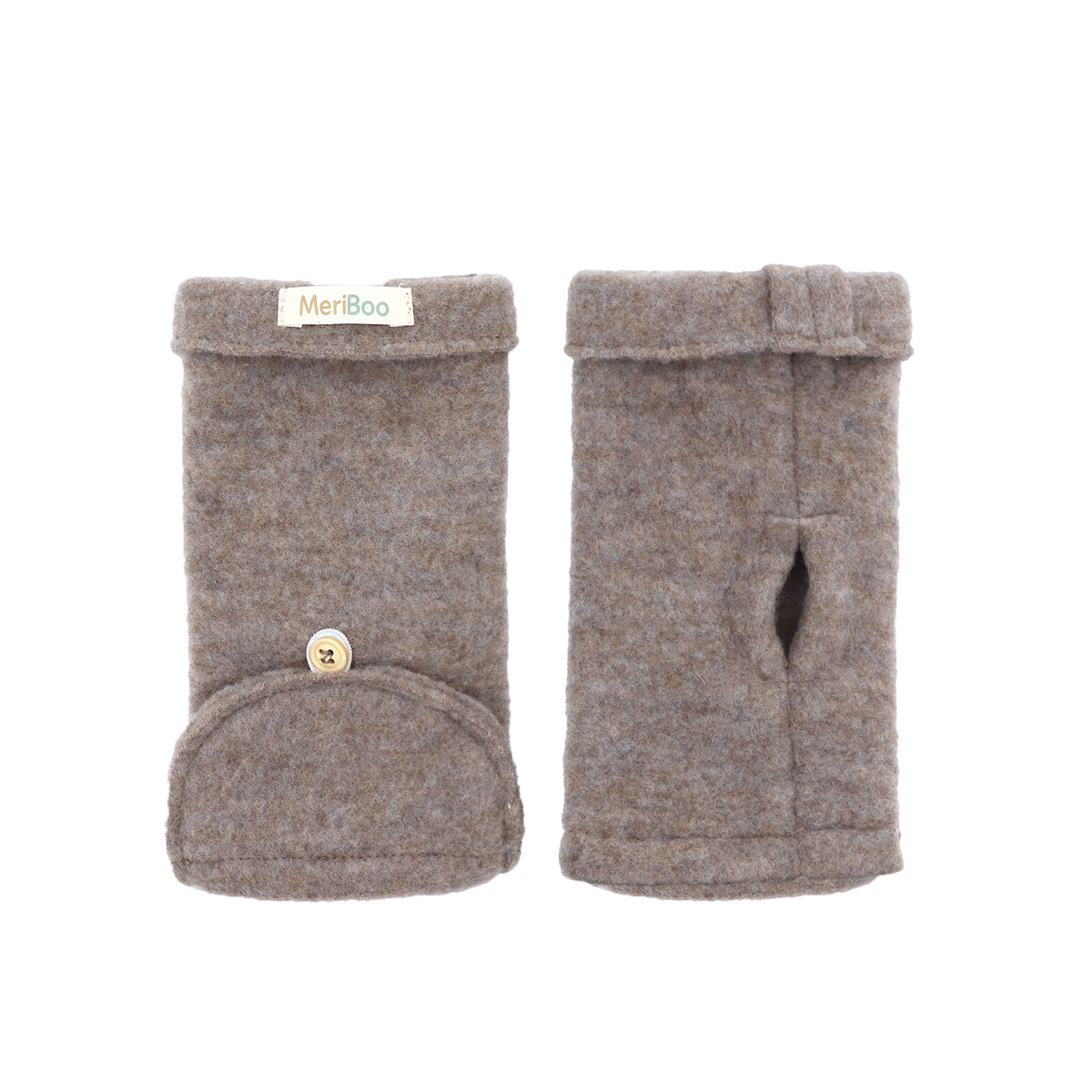 MeriBoo – Mănuși „Teddy Bear“ din lână merinos