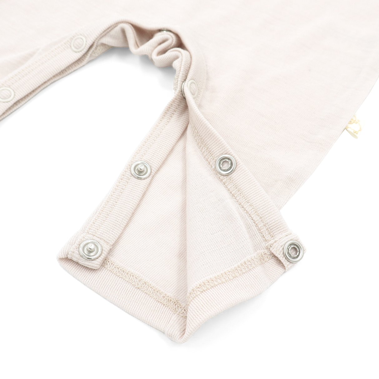 Salopetă (romper) din lână merinos 100% organică, cu nasturi pe umeri