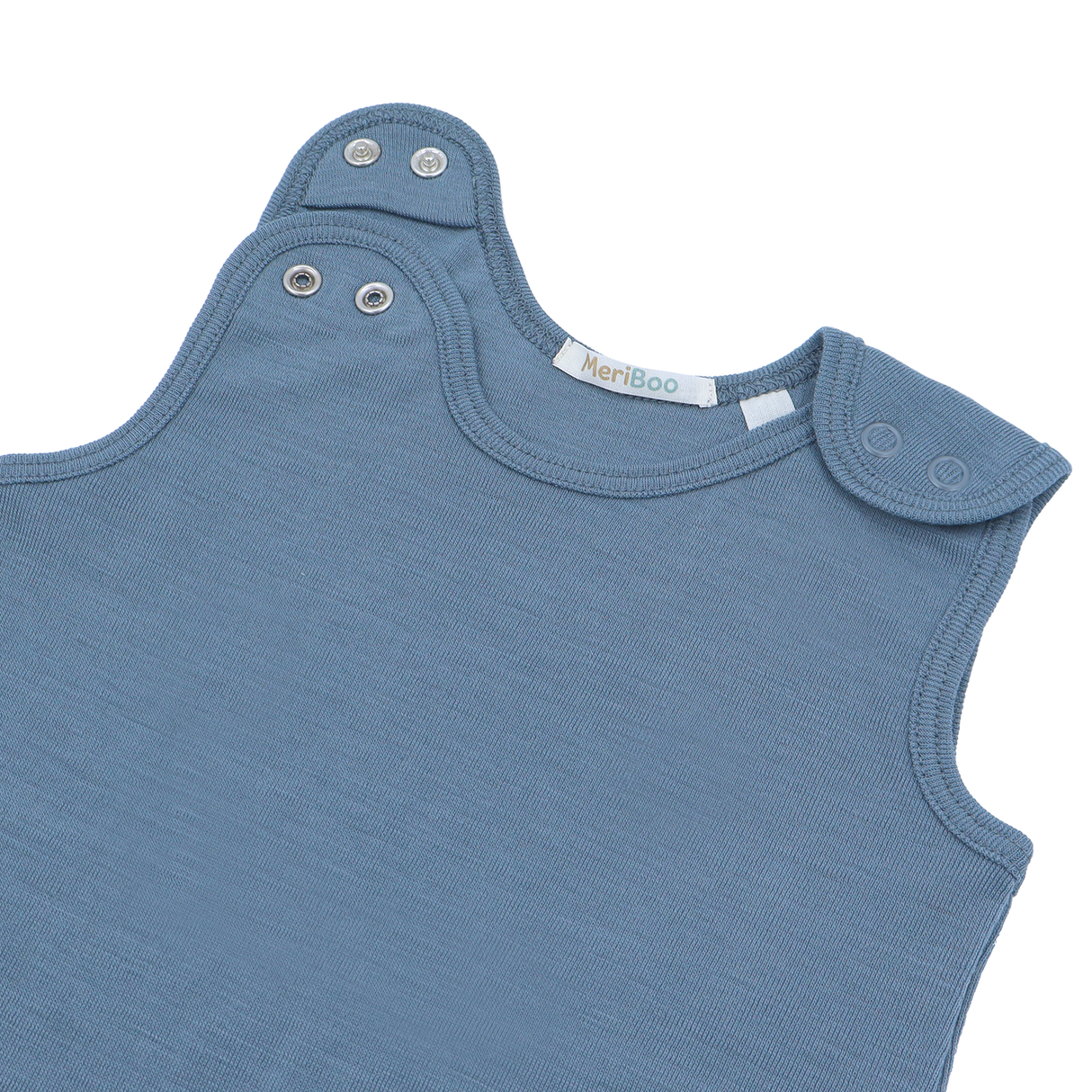 Salopetă (romper) din lână merinos 100% organică, cu nasturi pe umeri