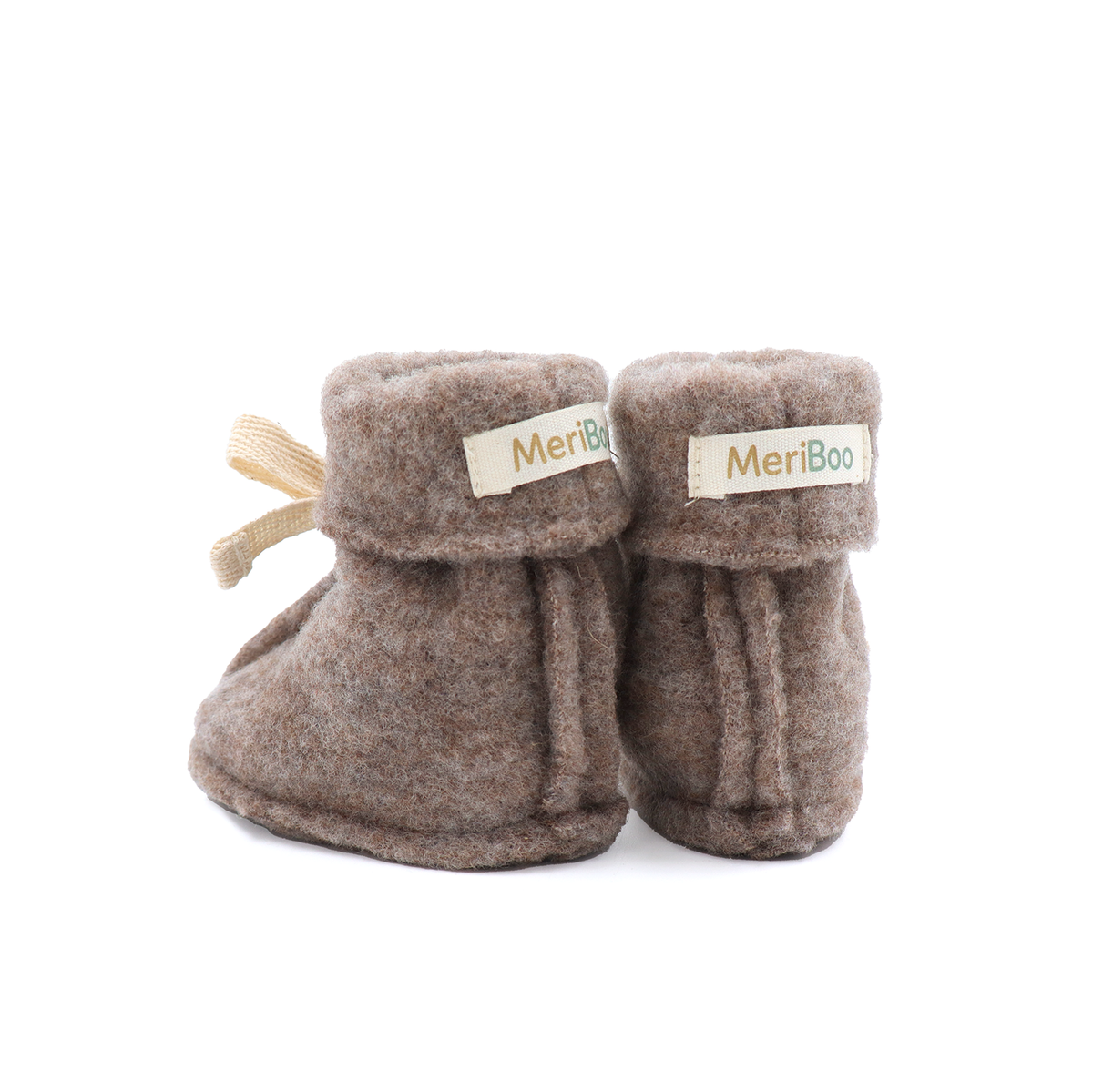 MeriBoo – Премиум бебешки ботушки „Teddy Bear“ от мериносова вълна