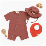 Set "Play All Day" din 100% muselină organică
