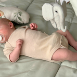 Body cu mânecă scurtă din lână merinos 100% organică