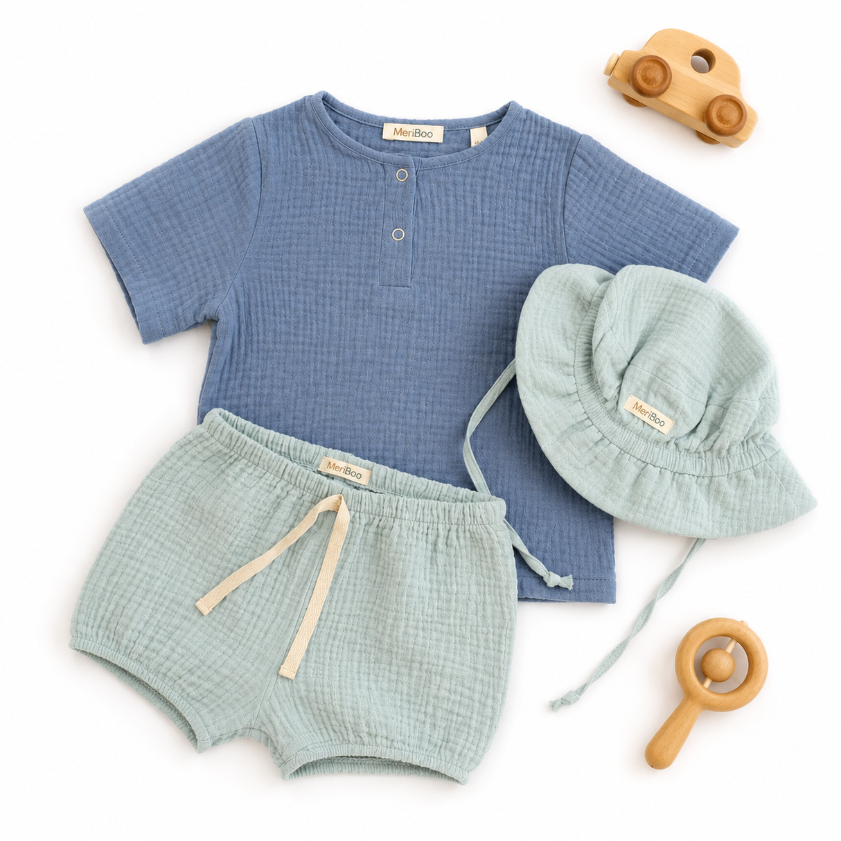 Set "Summer Comfort" din 100% muselină organică