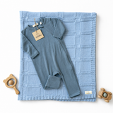 Set MeriBoo - salopetă + păturică din 100% lână merino certificată „Sweet Dreams”