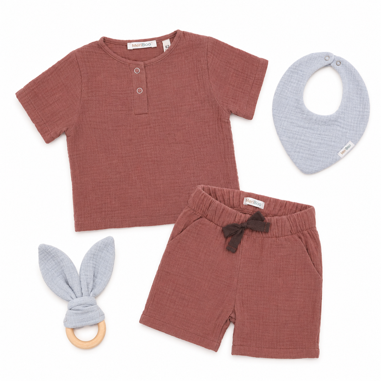 Set "Sunny Days" din 100% muselină organică