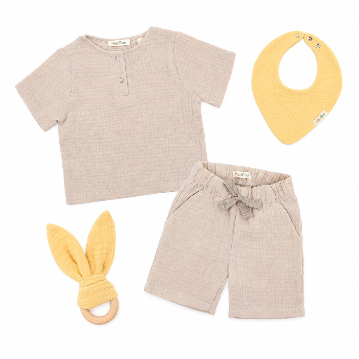 Set "Sunny Days" din 100% muselină organică