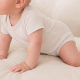 Body cu mânecă scurtă din 100% lână merino fină certificată