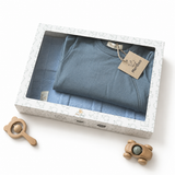 Set MeriBoo - salopetă + păturică din 100% lână merino certificată „Sweet Dreams”
