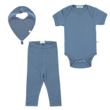 MeriBoo - set de bază din 100% lână merino fină certificată „Mini Essentials Spring”