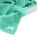 Păturică luxoasă pentru bebeluși din 100% lână merino certificată