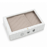 Păturică luxoasă pentru bebeluși din 100% lână merino certificată