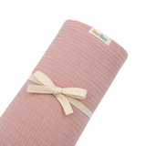 Reversible blanket made of 100% organic muslin