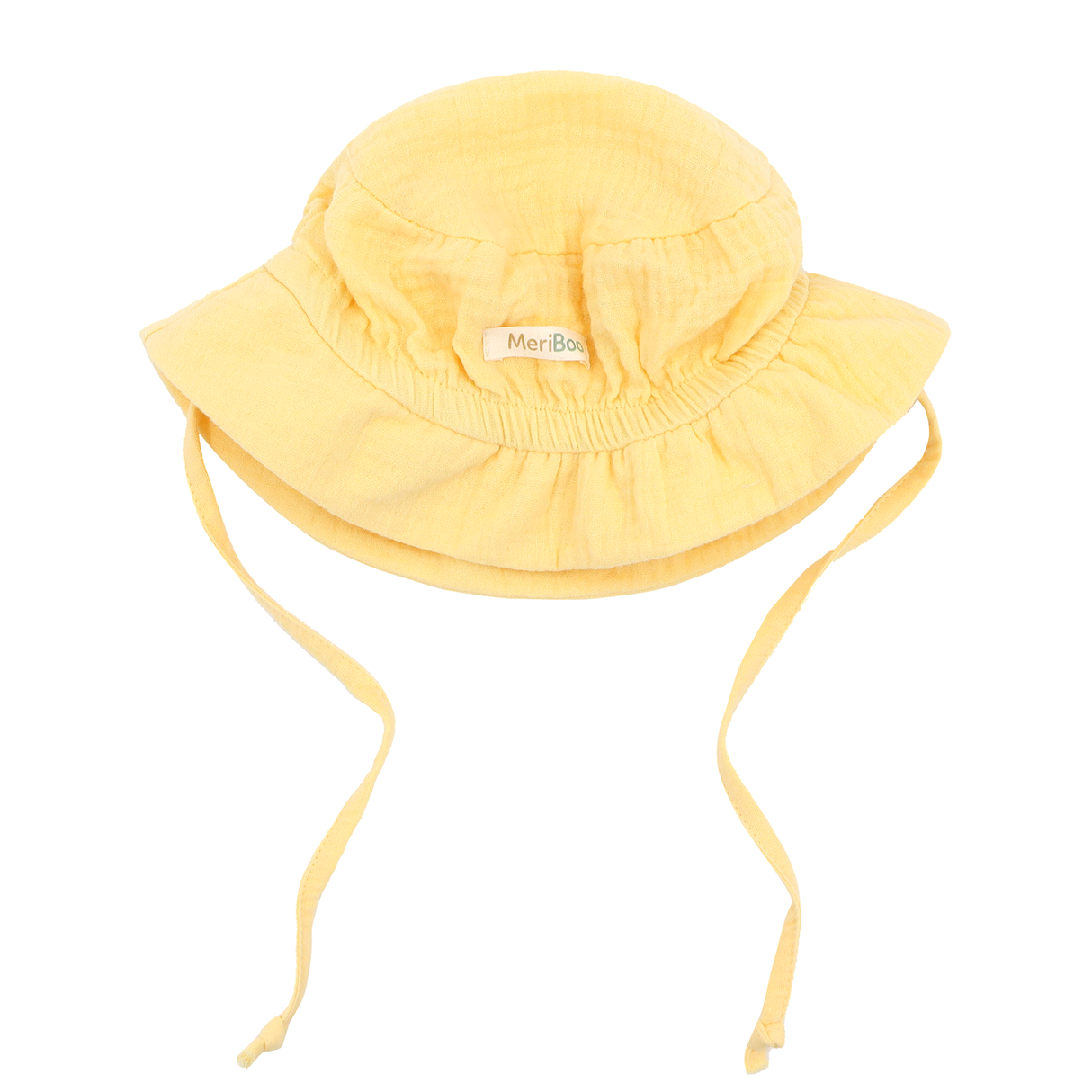 "Soft Breeze" hat made of 100% organic muslin with an extended back to protect the neck