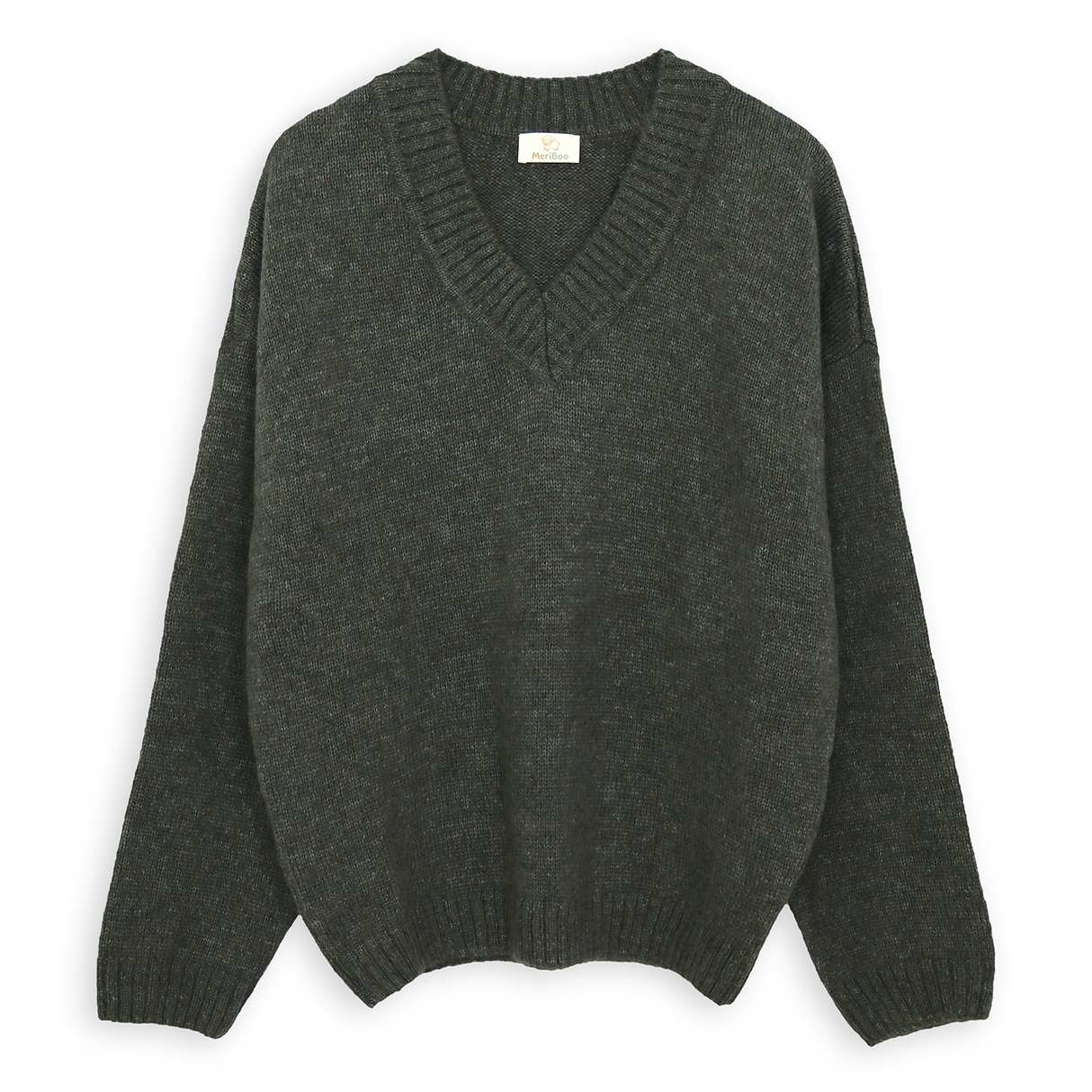 Women's soft sweater made of organic merino wool