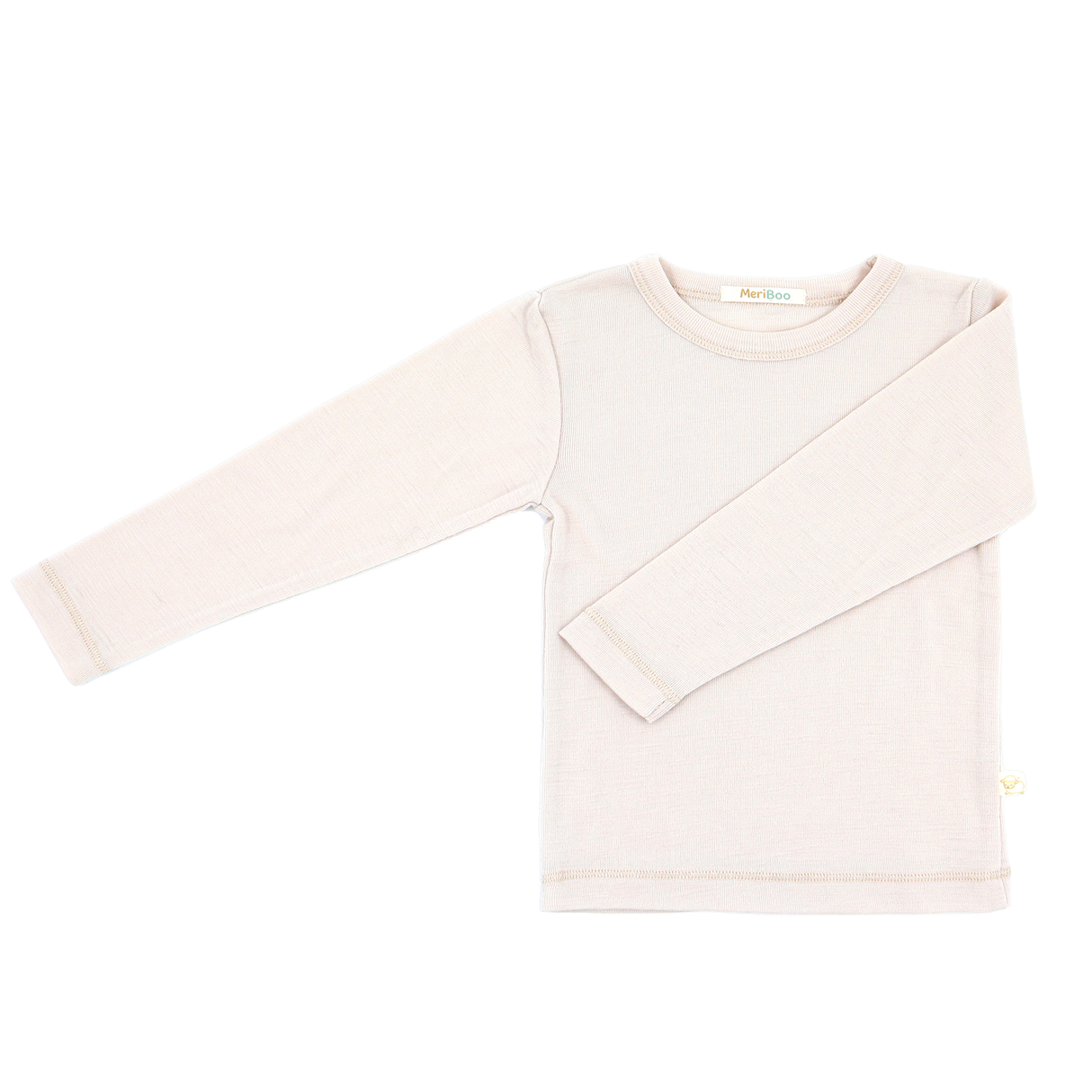 Set of 3 long-sleeved blouses made of 100% organic merino wool