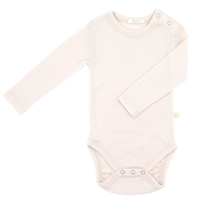 Long-sleeved bodysuit with buttons