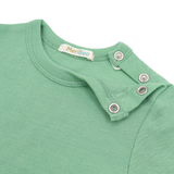 Body cu mânecă lungă din lână merinos 100% organică