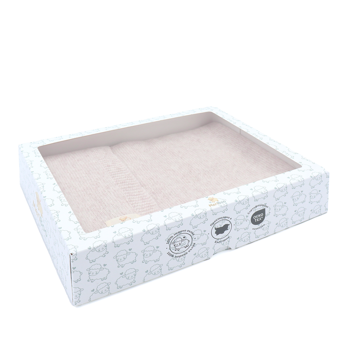 Warm and soft Merino wool blanket MeriBoo