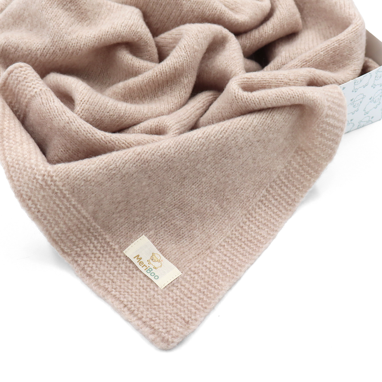 Warm and soft Merino wool blanket MeriBoo