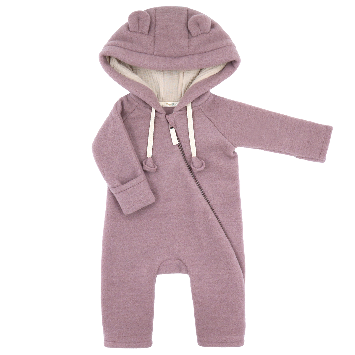 MeriBoo – Premium "Teddy Bear" Merino Wool Bunting Suit