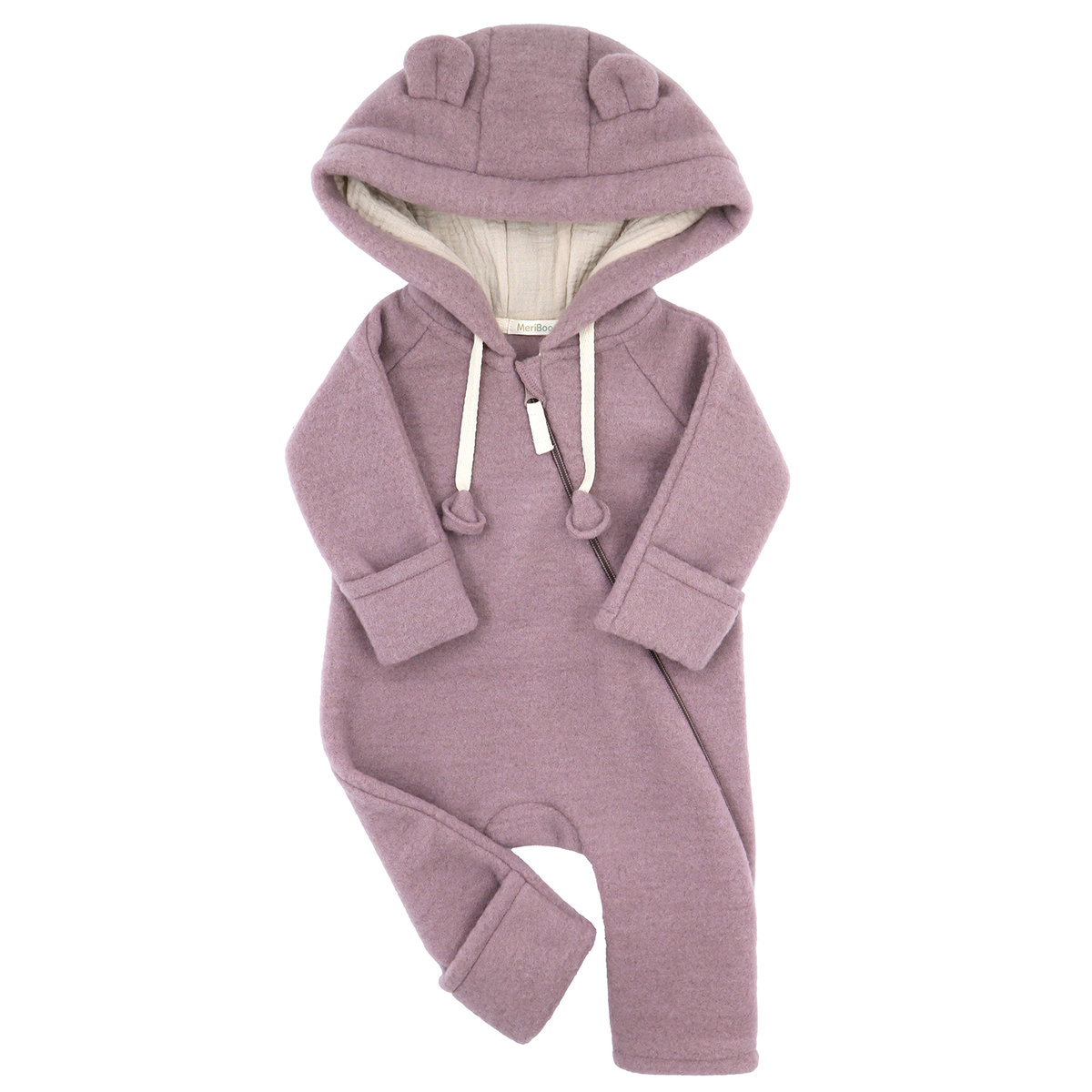 MeriBoo – Premium "Teddy Bear" Merino Wool Bunting Suit