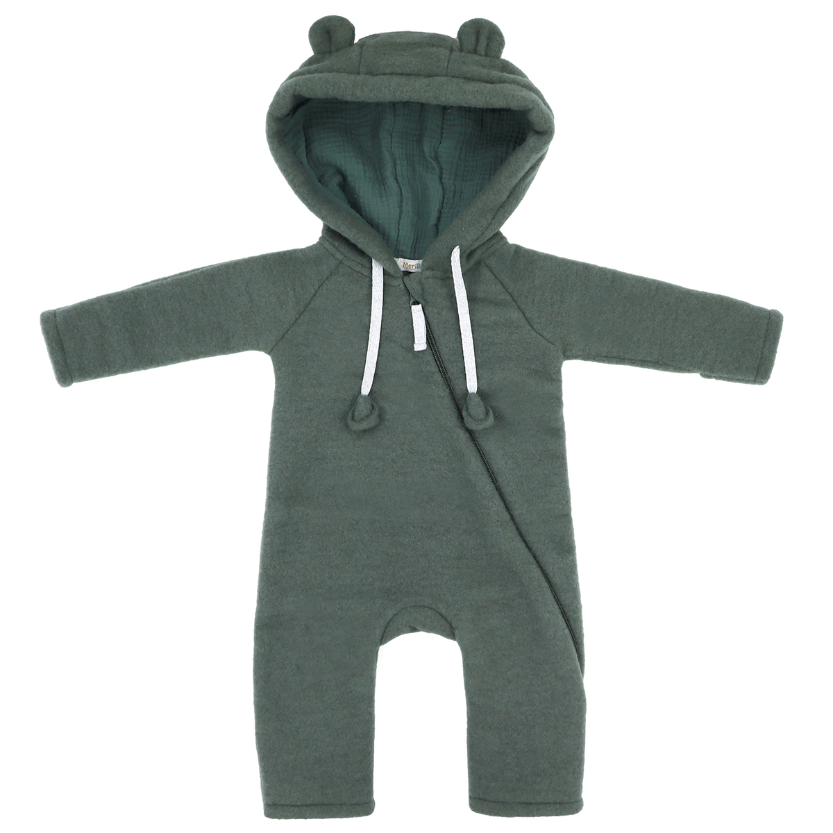 MeriBoo – Premium "Teddy Bear" Merino Wool Bunting Suit