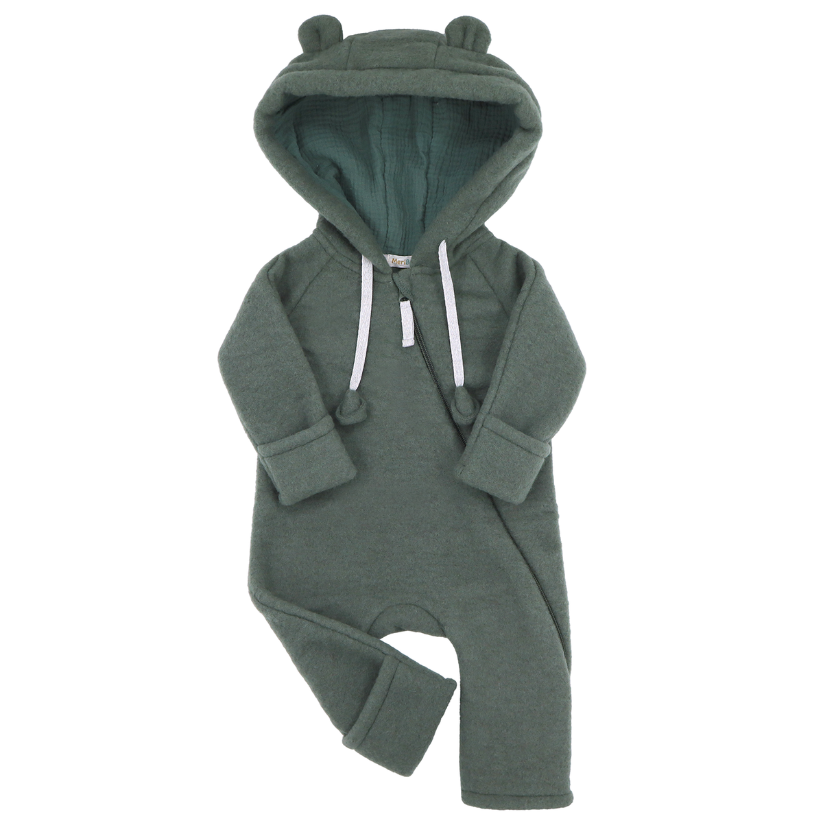MeriBoo – Premium "Teddy Bear" Merino Wool Bunting Suit