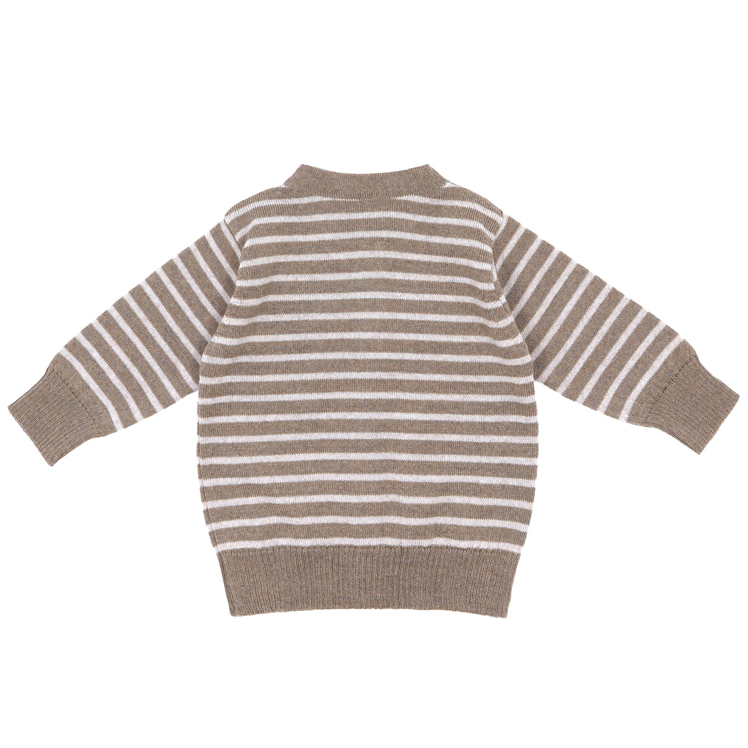 Cardigan tricotat din lână merinos 100% organică