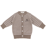 Cardigan tricotat din lână merinos 100% organică